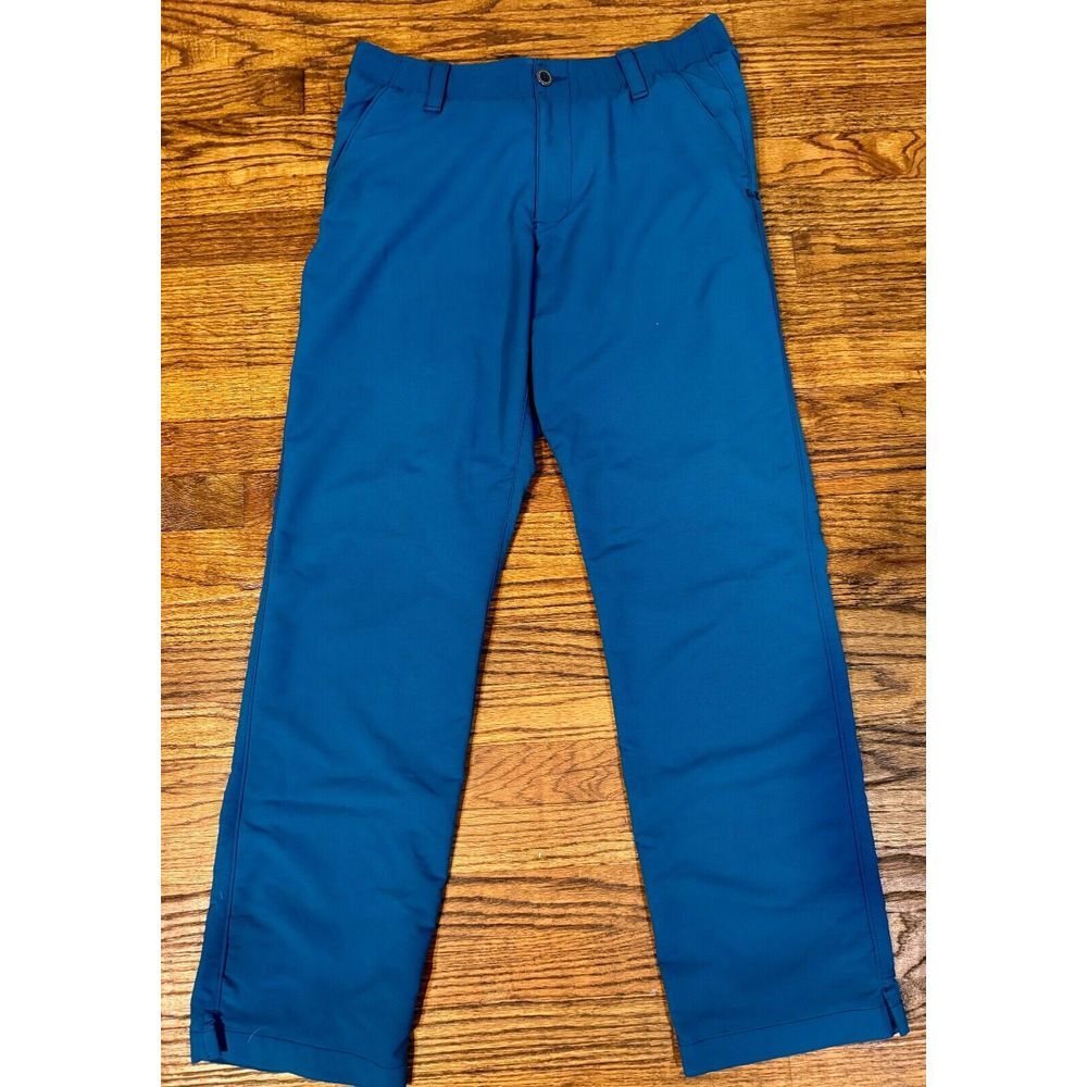 Under Armour UA Match Play comfort waist Vented Golf Pants Blue Mens Size 32x32*